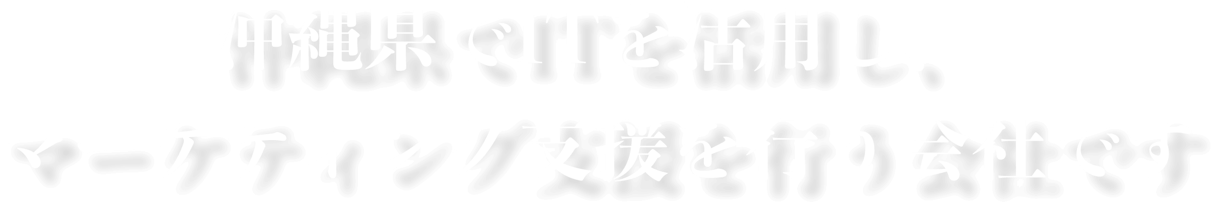 沖縄県でITを活用し、マーケティング支援を行う会社です